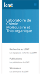 Mobile Screenshot of lcmt.ensicaen.fr