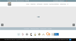 Desktop Screenshot of ensicaen.fr